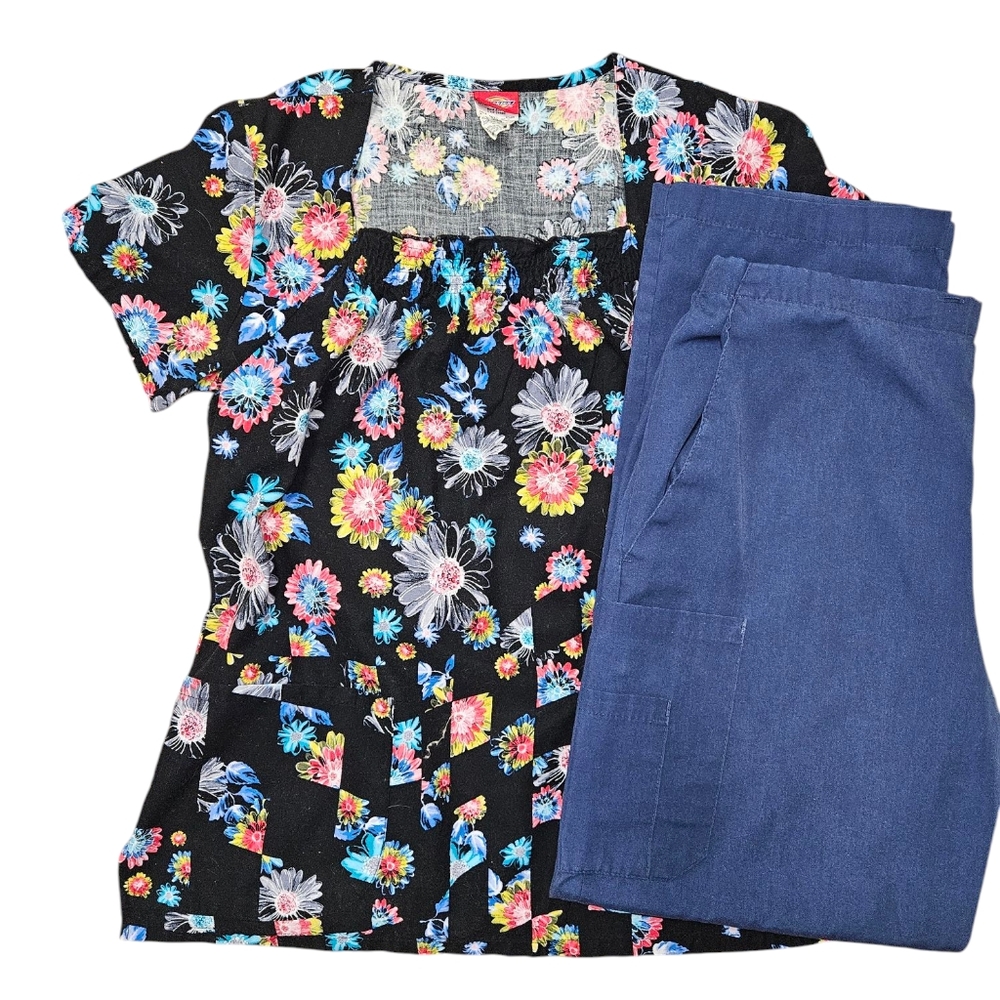 Flowers scrub set
